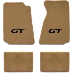 94-98 Floor mats, Parchment w/Black GT Emblem (Coupe)